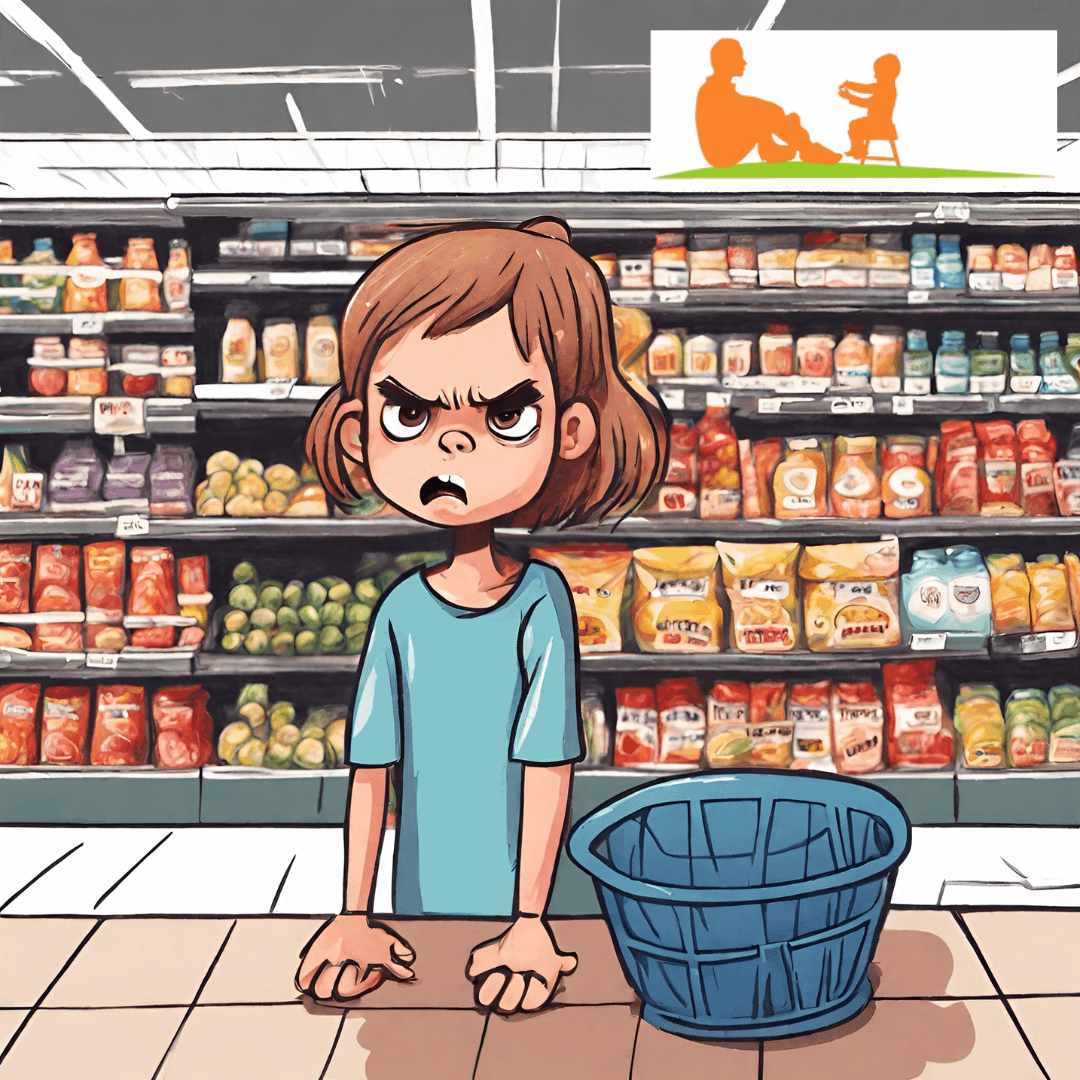 petite fille en colère
