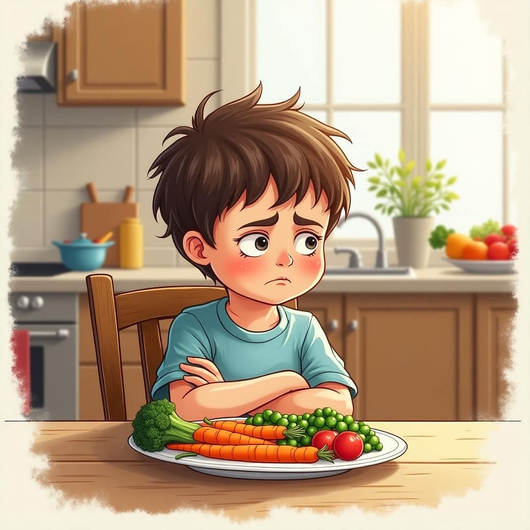 enfant-legumes